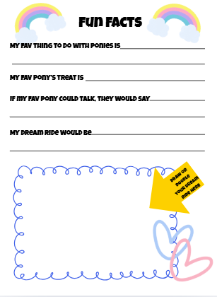Future Pony Owner Annual Journal (undated so start any time of year)