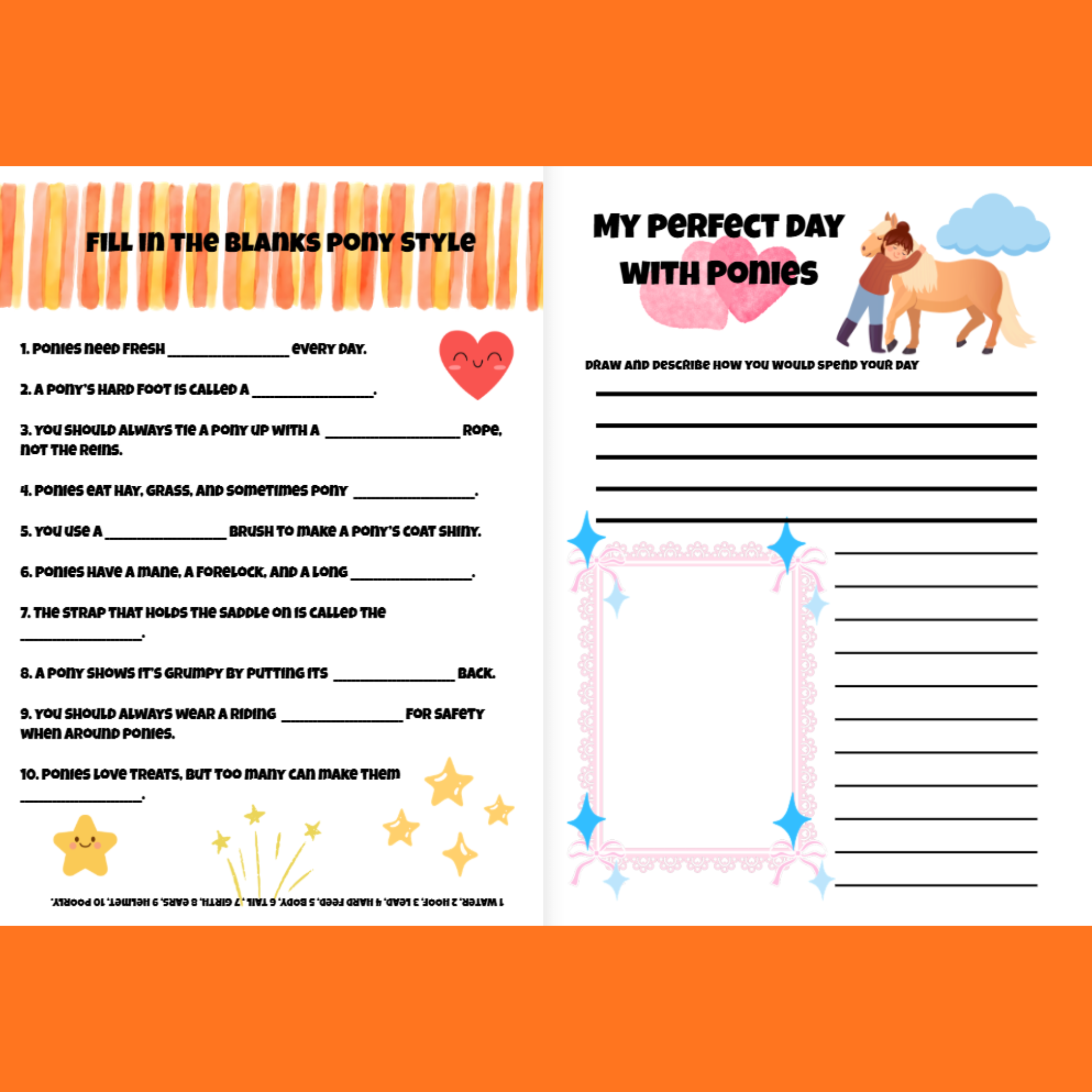 Pony Dreams Fun Quiz & Activity Book
